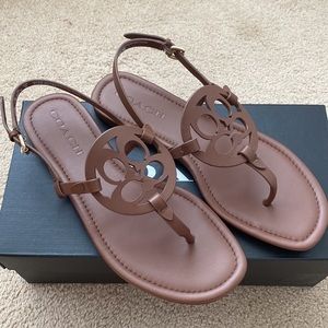 Coach Jaci Leather Sandal size 7.5